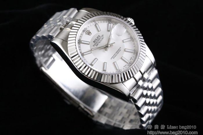 ROLEX勞力士 N廠同款藍本圖紙 新款蠔式動能恒動 勞力士經典腕表日誌型II 夜光指針 進口自動上鏈機芯 男士腕表  wssb5188